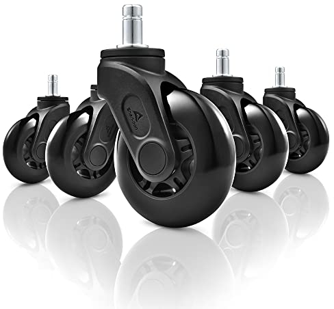 Sharkoon SW10, Ersatzrollen für Gaming- oder Schreibtischstühle, 75mm