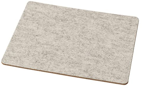 Oakywood Tapis de Souris 28 x 22 x 0,3 cm, en Feutre de Laine mérinos et liège, pour Souris de Bureau et d'ordinateur Portable