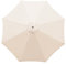 Leww Toldo de repuesto para sombrilla de patio de 10 pies con 8 varillas, beige, L