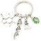 Stakee Mikroskope DNA -schlüsselketten Wissenschaft Biologie Keyring Molekularstruktur Schlüsselbund Neurologie Chemie Key Ring Geschenk