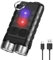 HOSONIC E3 Mini Taschenlampe SchlüSselanhäNger 900 Lumens, 10 Modi LED Taschenlampen Klein Mit UV Blau Rotlicht, Multifunktionale EDC Flashlight TYPE C Aufladbar, Magnet, IP65 Wasserdicht