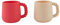 OYOY Living Design Mellow - 2-Becher Rot aus Silikon H7,5x10x7cm 2er Satz