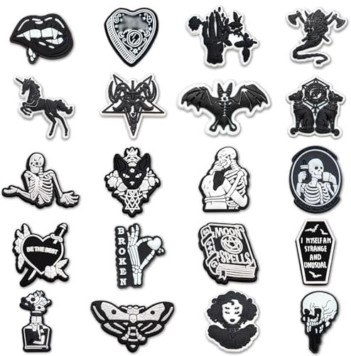 Anroong Shoe Charms 21 PCS Adults Teens Girls Boys Shoe Decoration Charm Party Gifts Accessories Pins