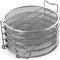 HonFitat Dehydrator Rack Stainless Steel Steamer Stand Air Fryer Accessories Compatible with Instant Pot Air Fryer Crisp Lid 6 Quart