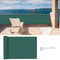 LOVE STORY Frangivista Balcono 80x400cm con Tessuto HDPE,Paravento per Balcone,Schermatura con Occhielli，Protezione UV per Patio Esterno, Giardino, Piscina，Verde