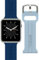Breil EW0670 Smartwatch SBT-X, con Doppio Cinturino Intercambiabile in Silicone Blu e Azzurro con Pattern Breil Tribe, Cassa Nera, Connettività Bluetooth, Chiusura ad Ardiglione