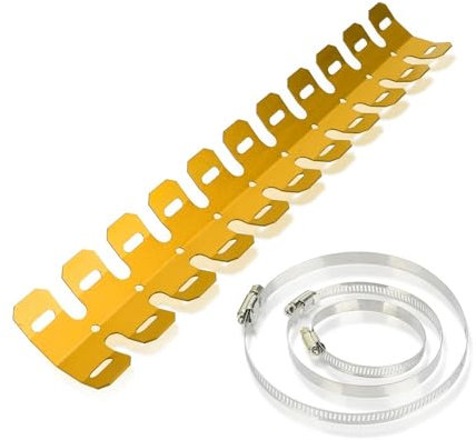 BucCan Motorrad Auspuffrohr Hitzeschild Für Yam&aha Raptor 700 700R YFM700R YFM700 YFM 700R 700 Auspuffrohrschild Schalldämpfer Schutzabdeckung Auspuff Hitzeschild Schutz