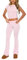 Himllauen Damen Zweiteiler Outfit Slim Fit Langarmshirt T-Shirt + Lange Hose 2tlg Elegant Hosenanzug Y2k Clothes Sport Yoga Trainingsanzug ​Lounge Set (A1 Kurzarm Tshirt Rosa, S)