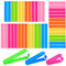 Redamancy 40 Stück Verschlussclips, Länge 7cm, 9cm, 11cm Mehrere Farben Clips für Tüten, Lebensmittel Clips, Verschlussklammern Clips für Versiegeln Gefrierbeutel, Snacks, Nüsse, Kaffee