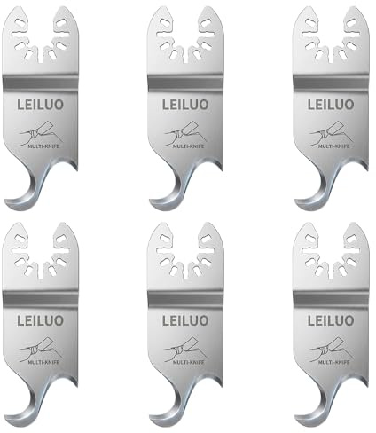 LEILUO 6Pcs Multitool Hook Blade, Multi Tool Hook Knife Blade Set