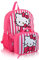 Fast Forward Sanrio Hello Kitty Rucksack mit Lunchbox für Mädchen | Hello Kitty Isolierte Lunchtasche Lunchbox für Mädchen, Jungen, Kleinkinder | Hello Kitty Rosa Rucksack für Schule und