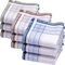 Pañuelos de Tela Henry para Hombre - 100% Algodón Teñido en Hilo – 40x40 cm - Diseño Clásico y Elegante (9)