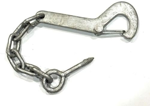SCORPIO HARDWARE Field Gate Safety Chain Hook & Eye Heavy Duty Latch Galvanised