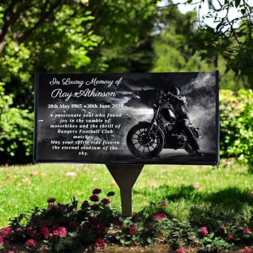 Placa conmemorativa personalizable con nombres, fechas, imágenes, mensajes