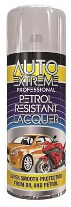 DIOXSTAR Petrol Resistant Lacquer Spray Paint, Clear Finish, Super Smooth Protection from Oil and Petrol, Versatile Application, Long-Lasting Protection, (1 PCS)