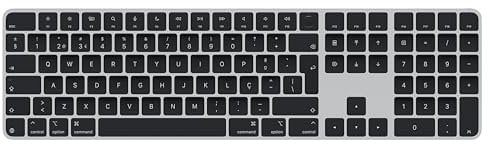 Apple Magic Keyboard con Touch ID y Teclado numérico para Modelos de Mac con Chip de Apple - Portugués - Teclas Negras 