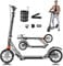 GHBXJX Big Wheel Cityroller Scooter Pro Tretroller Erwachsene 150 kg Tragkraft, 200mm Scooter mit Bremsen und Stoßdämpfern, Erwachsene und Kinder, ABEC 9 Kickboard Klappbar & Höhenverstellbar,Schwarz