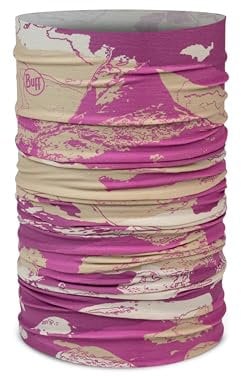 Buff®| Original EcoStretch Neckwarmer Man Woman Adult, Scarf, Tubular, Multifunctional, Neck and Head, Running, Walking, Trekking, Sustainable, Lightweight, One Size, Purple