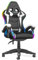 bigzzia Sedia Gaming con Luci RGB, Sedia Ergonomica Gaming con LED, Poltrona da Gioco con Poggiatesta e Supporto Lombare per Stanza dei Giochi, Adolescenti (Utilizzo di RGB, Bianco)