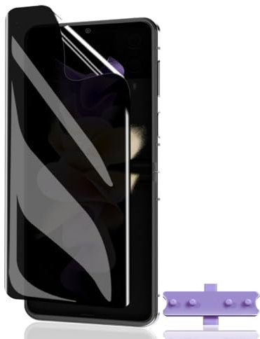 Teenrpov 1 Piezas para Samsung Galaxy Z Flip 3 5G Privacidad Protector de Pantalla Película TPU [No Cristal], con Herramienta de Posicionamiento Anti-Espía Película Protectora para Galaxy Z Flip 3 5G
