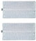 Lot De 2 Chiffons De Nettoyage De Rechange, Compatibles Avec Les Aspirateurs Vorwerk SP600 Et SP 600, Ainsi Qu'avec Les Aspirateurs À Batterie Vorwerk.