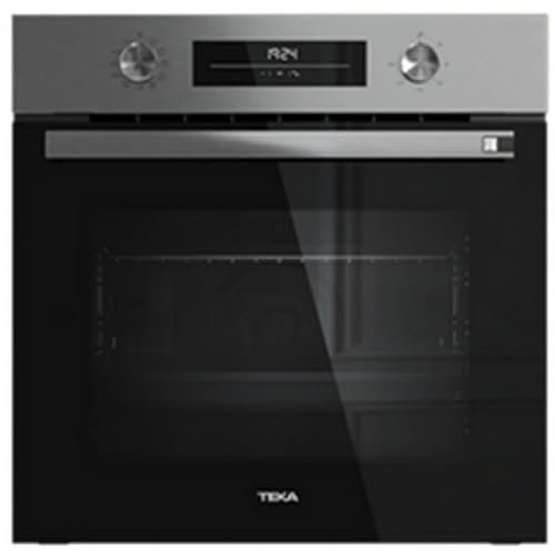 TEKA Horno Multifunción DualClean, 8 Funciones de Cocción, Sistema de Autolimpieza Pirolítica e HydroClean, Funciones Chef, Acero Inoxidable, Clase A+, Modelo NEO HSB 6250 P