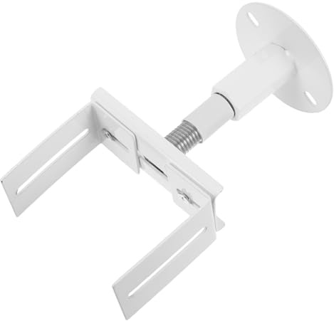 MOBUTOFU Soporte de Radiador Ajustable de Acero para Suelo Base en L, Altura Regulable 8-13 CM, Insertos de Plástico Protectores, Instalación Sencilla para Uso Doméstico y Oficina