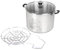 KITCHEN CROP VKP1130 Harvest Boîte multi-usage en acier inoxydable avec indicateur de température