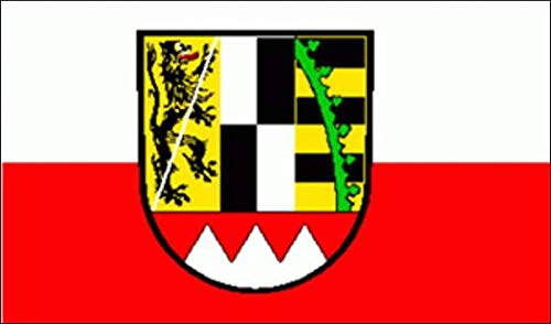 flaggenmeer® Flagge Oberfranken 80 g/m² ca. 90 x 150 cm