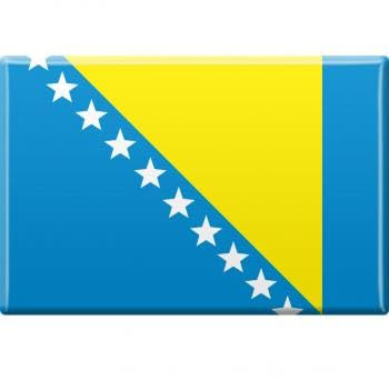 Küchenmagnet - BOSNIEN-HERZEGOWINA - Gr. ca. 8 x 5,5 cm - 38934 - Magnet