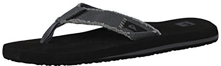 Quiksilver Herren Monkey Abyss Zehentrenner, Grau Grey Black Brown, 44 EU