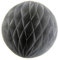 10 Wabenbälle 30cm Set ( schwarz 030 ) // Waben Ball Honeycomb Papier Hänge Deko Laternen Dekoration Bälle Pompons PomPom Party Hochzeit Raumdeko