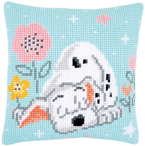 Vervaco Cross Stitch Kit: Cushion: Disney: Dalmatian, Cotton NA, 40 x 40cm / 16 x 16