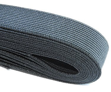 ILC MERCERIE PARADIS Élastique tissé Noir 20 mm x 3 mètres