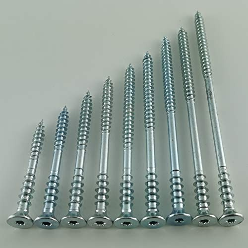 Profi Justierschrauben 6 mm Durchmesser Abstandsschrauben Distanzschrauben verz TX 25 (100, 6 x 80 mm)
