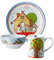 Puresigns 2010300 - Vajilla infantil (porcelana), color blanco