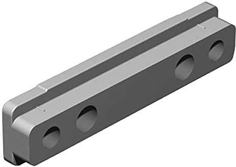 Gedotec Blendenhalter für Sockelverstellfuß mit 2 Senkbohrungen zum Anschrauben | Anschraubplatte aus massivem Kunststoff | Befestigungsclip für die Küche | 10 Stück - Mübelfuß - Befestigungsclip
