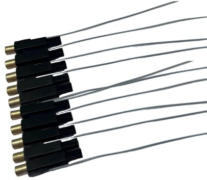 wfljl Piezo Igniter Replacement - 10-Piece Set Fireplace Ignition Parts | Universal Gas Fireplace & Stove Igniter Kit with Copper Contacts, Easy Install Repair Components for DIY Home Maintenance