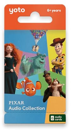 Yoto - Disney Pixar Audio Collection – Livre Audio en Anglais à écouter sur boîte à Histoire pour Enfant Yoto Player et Yoto Mini, audioconte 6 Ans et Plus