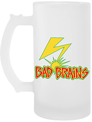 Capzy Bad Brains Lightning Sign Transparent Bier Becher Beer Mug