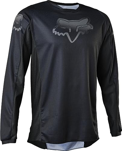 Fox Racing Camiseta de Motocross Opaca 180 Jersey, Negro/Negro, S para Hombre