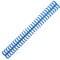 RAYSON Binderücken, 34 Ringe, 75 Blatt, 3:1 Teilung, 12 mm, Blau, 30 Stück