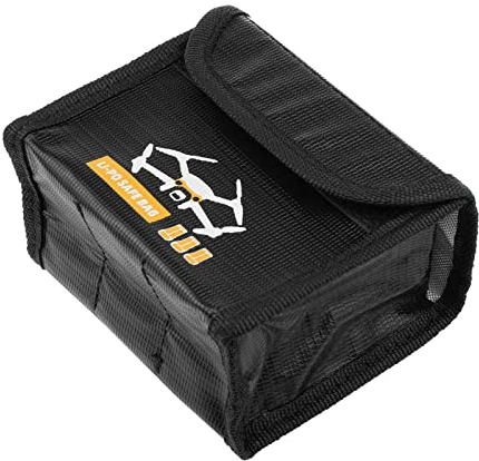 EMSea Explosionsgeschützte Akku-Sicherheitstasche, kompatibel mit DJI Mini 3 Pro Drohnen, Akku, Sicherheitsladung, Aufbewahrungstasche, Ersatz, 121 x 95 x 63 mm, L
