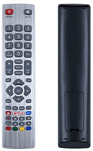 TCNOUMT Generic Replacement for Sharp Aquos TV Remote Control, Compatible with SHARP Smart Televesion with Youtube Netflix NET+ Button