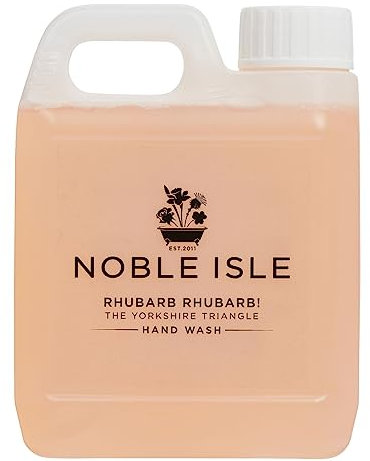 Noble Isle Hand Wash Refill | Luxury Hand Wash Liquid Soap For Men & Women | Organic Vegan Friendly, Real Perfume, Britain In A Bottle | Made In The UK - 1L Refill Pack