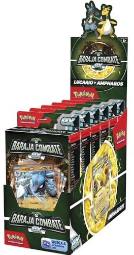BANDAI - Juego de Cartas Pokémon TCG: Ex Battle Deck Ampharos - PC50361 Multicolor - Que comience la Batalla - Coleccionable para los Amantes del Anime - Versión en Español