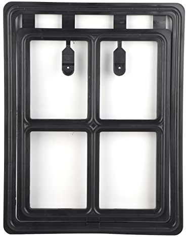 Porta con Zanzariera per Animali Domestici, Porta di Sicurezza con Chiusura Magnetica Automatica per Gatti (#1)