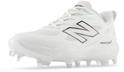 New Balance Fresh Foam Velo V4 - Scarpe da Softball Modellate da Donna, Bianco/Nero, 38.5 EU
