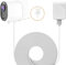 JESSY Charging Cable for Arlo Ultra/Ultra 2/Pro 3/Pro 4, Weatherproof Outdoor Magnetic Power Cable with Quick Charge Adapter, 30 Feet White (NOT Compatible with Arlo Essential Spotlight)