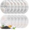 12 Pièces Filtres de Remplacement pour Fleur 3L Fontaine a Eau Chat, Feriva Filtres pour Fontaine Eau Chat, Triple Action Filtre de Fontaine pour Animaux de Compagnie(14cm Diamètre)